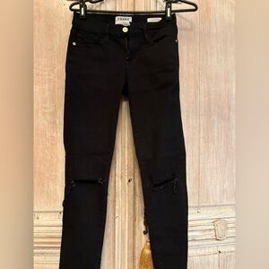 Women's Black Ripped Jeans